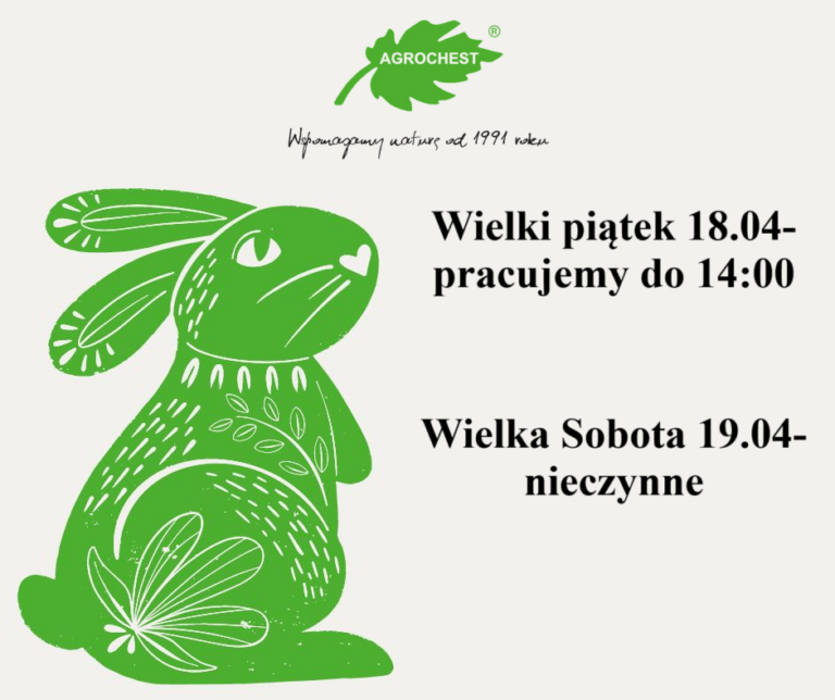 Godziny otwarcia w okresie Wielkanocnym